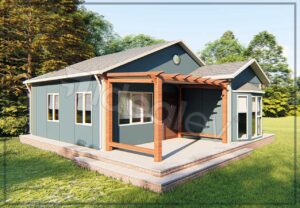 55 m2 Kampanyalı 2+1 Prefabrik Ev - Görsel 3