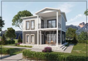 126 m2 Kampanyalı Dubleks Prefabrik Ev