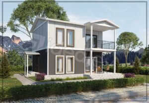 126 m2 Kampanyalı Dubleks Prefabrik Ev - Görsel 4
