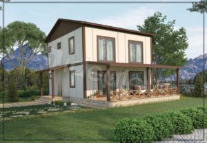 150 m2 Kampanyalı Dubleks Prefabrik Ev