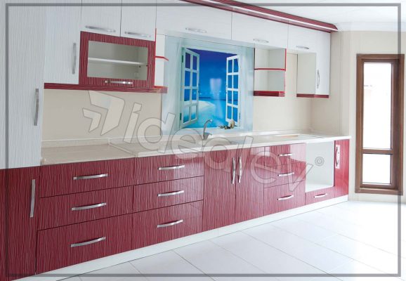 Prefabrik ev standart mutfak görünümü 2