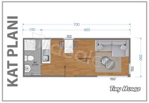 18 m2 Tiny House - Görsel 3