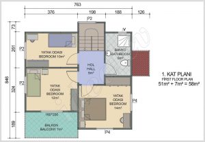 Ekonomik 118m² Dubleks Prefabrik Ev 7 Ekonomik 118m² Dubleks Prefabrik Ev - Görsel 3