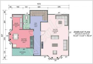 Ekonomik 155m² Dubleks Prefabrik Ev 7 Ekonomik 155m² Dubleks Prefabrik Ev - Görsel 3