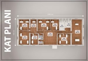 Alternative view of Prefabrik Ofis 315 m²
