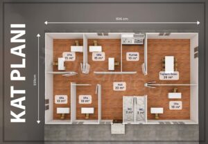 Alternative view of Prefabrik Ofis 136 m²