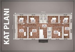 Prefabrik Ofis 318 m² 9 Prefabrik Ofis 318 m² - Görsel 3
