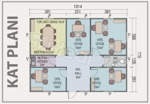 Alternative view of Prefabrik Ofis 79 m²