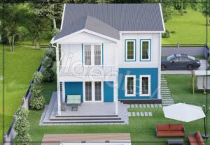 149 m2 Kampanyalı Dubleks Prefabrik Ev 11 149 m2 Kampanyalı Dubleks Prefabrik Ev - Görsel 5