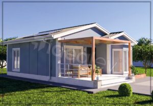 59 m2 Kampanyalı 2+1 Prefabrik Ev - Görsel 3
