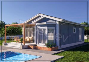 59 m2 Kampanyalı 2+1 Prefabrik Ev - Görsel 4