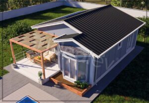 59 m2 Kampanyalı 2+1 Prefabrik Ev - Görsel 5