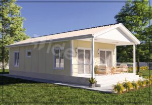 78 m2 Kampanyalı 2+1 Prefabrik Ev - Görsel 6