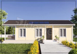 78 m2 Kampanyalı 2+1 Prefabrik Ev - Görsel 3