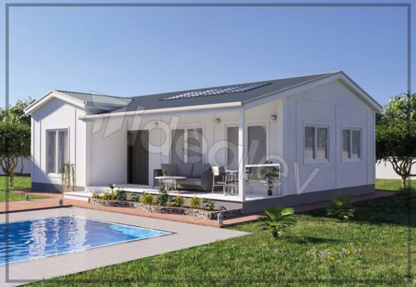 90 m2 Kampanyalı 3+1 Prefabrik Ev - Görsel 5