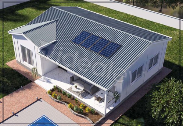 90 m2 Kampanyalı 3+1 Prefabrik Ev - Görsel 3