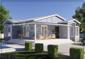 120 m2 Kampanyalı 3+1 Prefabrik Ev