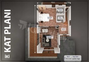 143 m2 Dubleks Çelik Ev 7 143 m2 Dubleks Çelik Ev - Görsel 3