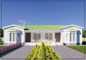 148 m2 Tek Katlı İkiz 2+1 Prefabrik Ev