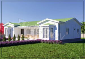 148 m2 Tek Katlı İkiz 2+1 Prefabrik Ev 14 148 m2 Tek Katlı İkiz 2+1 Prefabrik Ev - Görsel 4