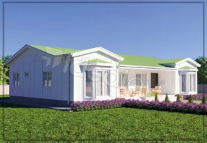 148 m2 Tek Katlı İkiz 2+1 Prefabrik Ev 15 148 m2 Tek Katlı İkiz 2+1 Prefabrik Ev - Görsel 5
