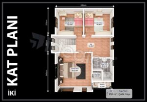 204 m2 Dubleks Çelik Ev 9 204 m2 Dubleks Çelik Ev - Görsel 4