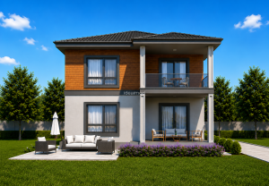 245 m2 Dubleks Çelik Ev