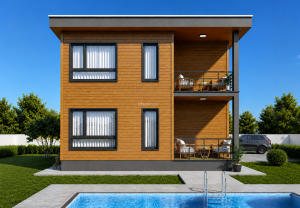 204 m2 Dubleks Çelik Ev