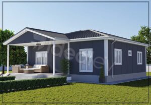 103 m2 Tek Katlı 2+1 Prefabrik Ev 33 103 m2 Tek Katlı 2+1 Prefabrik Ev - Görsel 16