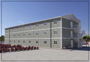 742 m2 Prefabrik Yatakhane 6 742 m2 Prefabrik Yatakhane - Görsel 3