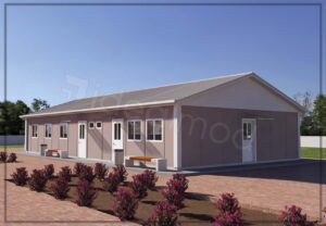 158 m2 Prefabrik Yemekhane