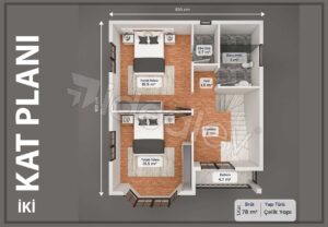 156 m2 Dubleks Çelik Ev 9 156 m2 Dubleks Çelik Ev - Görsel 4