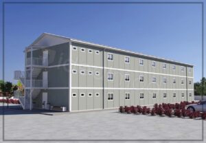 742 m2 Prefabrik Yatakhane