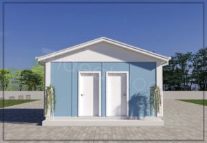 Prefabrik Tuvalet ve Duş 27m2 8 Prefabrik Tuvalet ve Duş 27m2 - Görsel 3