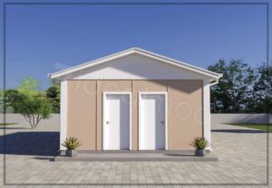 Prefabrik Tuvalet ve Duş 53m2 8 Prefabrik Tuvalet ve Duş 53m2 - Görsel 3