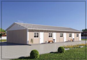 150 m2 Prefabrik Yatakhane 9 150 m2 Prefabrik Yatakhane - Görsel 4