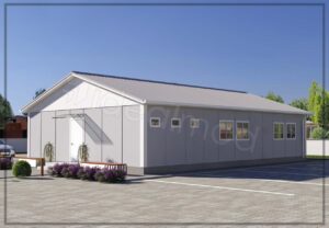 125 m2 Prefabrik Yatakhane - Görsel 3