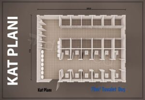 Alternative view of Prefabrik Tuvalet ve Duş 78m2