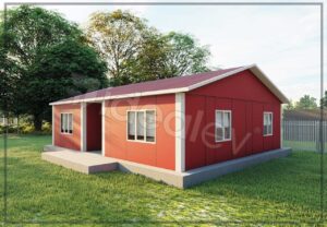 103 m2 Prefabrik Deprem Evi
