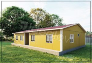 129 m2 Prefabrik Deprem Evi