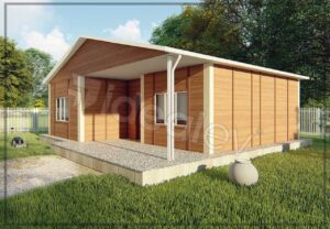 80 m2 Prefabrik Deprem Evi