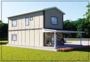 186 m2 Kampanyalı 4+1 Prefabrik Ev 13 186 m2 Kampanyalı 4+1 Prefabrik Ev - Görsel 6