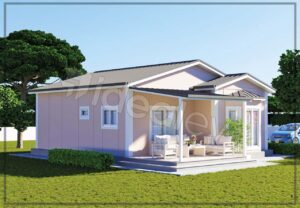 79 m2 Kampanyalı 2+1 Prefabrik Ev - Görsel 3