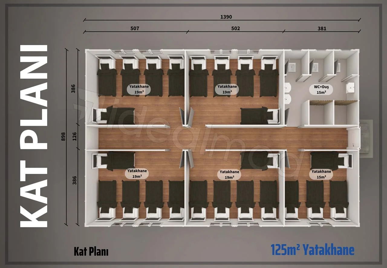 Prefabrik Yatakhane Fiyatları 6