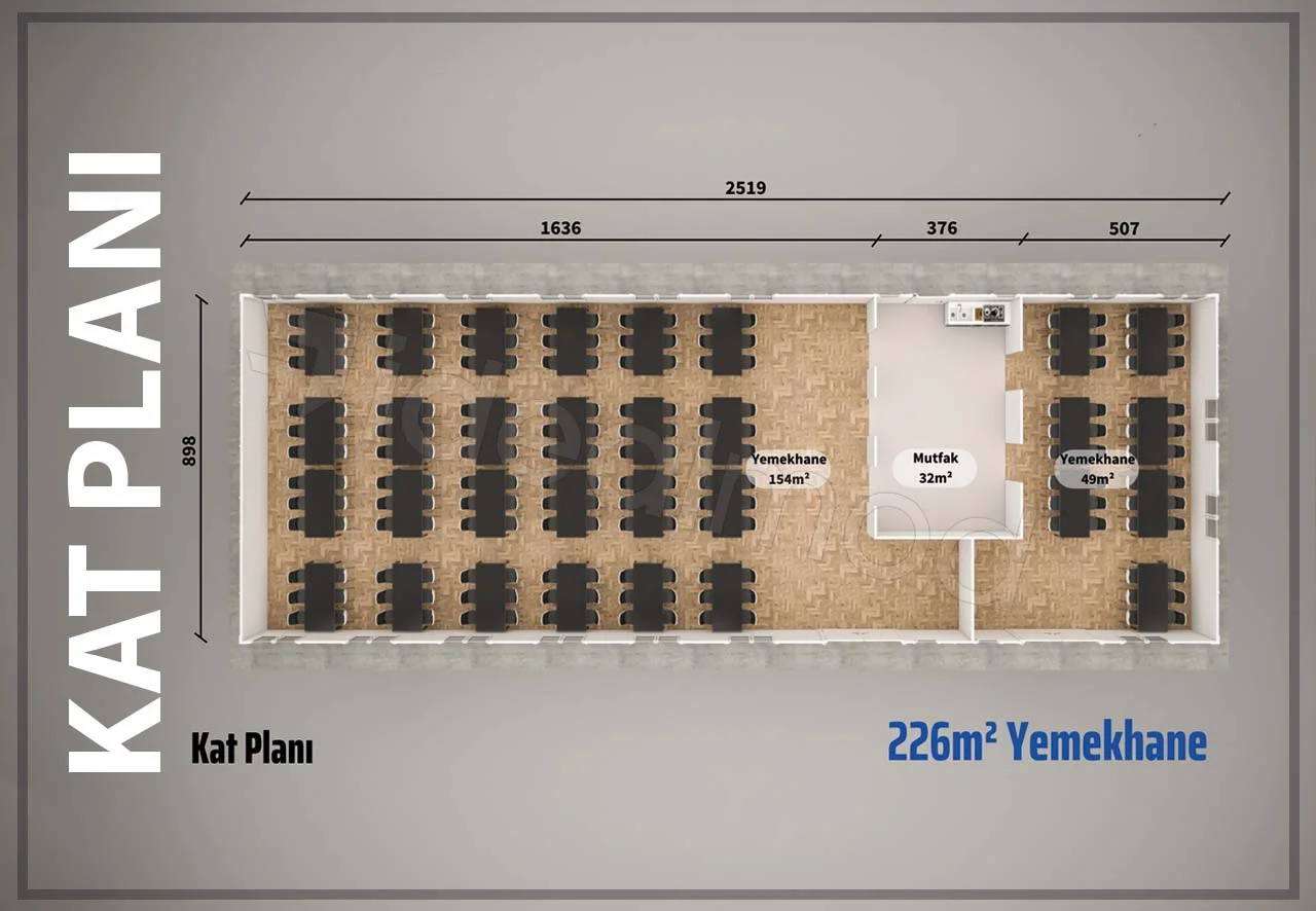 Prefabrik Yemekhane Fiyatları 8