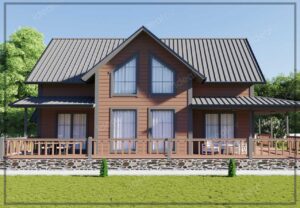256 m2 Dubleks Çelik Ev 24 256 m2 Dubleks Çelik Ev - Görsel 9