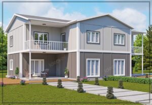 320 m2 Kampanyalı 5+1 Çift Dubleks Prefabrik Ev - Görsel 4