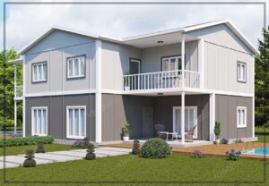 320 m2 Kampanyalı 5+1 Çift Dubleks Prefabrik Ev - Görsel 5