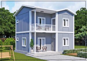 99 m2 Kampanyalı 2+1 Dubleks Prefabrik Ev 11 99 m2 Kampanyalı 2+1 Dubleks Prefabrik Ev - Görsel 4