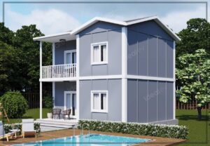 99 m2 Kampanyalı 2+1 Dubleks Prefabrik Ev 12 99 m2 Kampanyalı 2+1 Dubleks Prefabrik Ev - Görsel 5